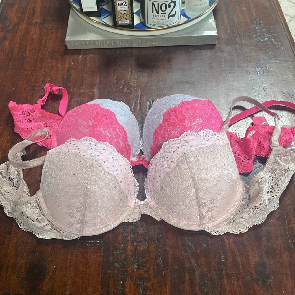 Victoria’s Secret NWOT Dream Angels Bras—$20 each